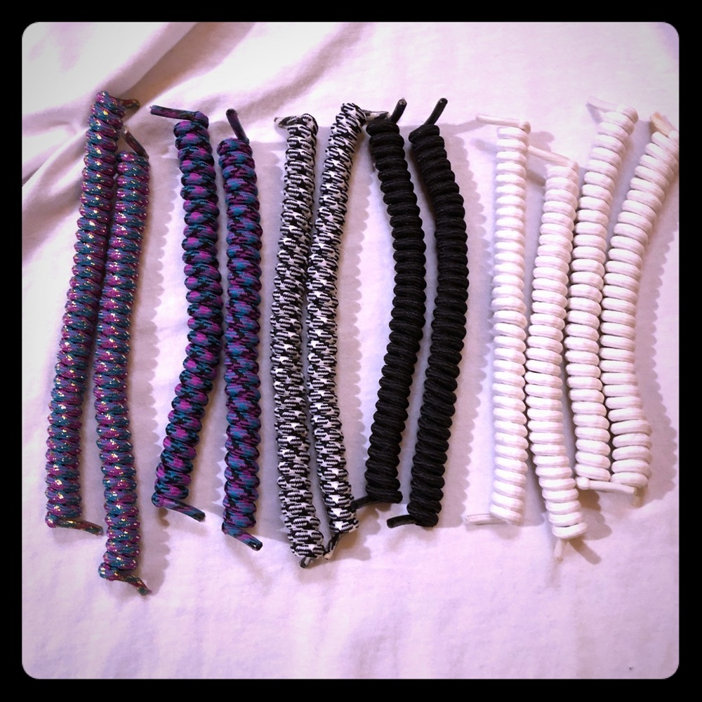 6 pairs of Twister Shoe Laces